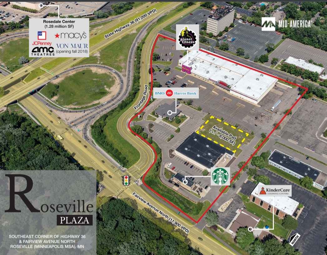 Mid-America Real Estate Arranges Sale of Roseville Plaza