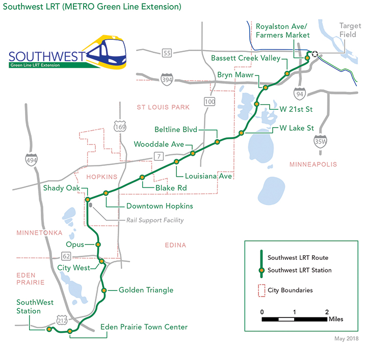 A Detailed Look at the Stops in the New Metro Green Line Extension