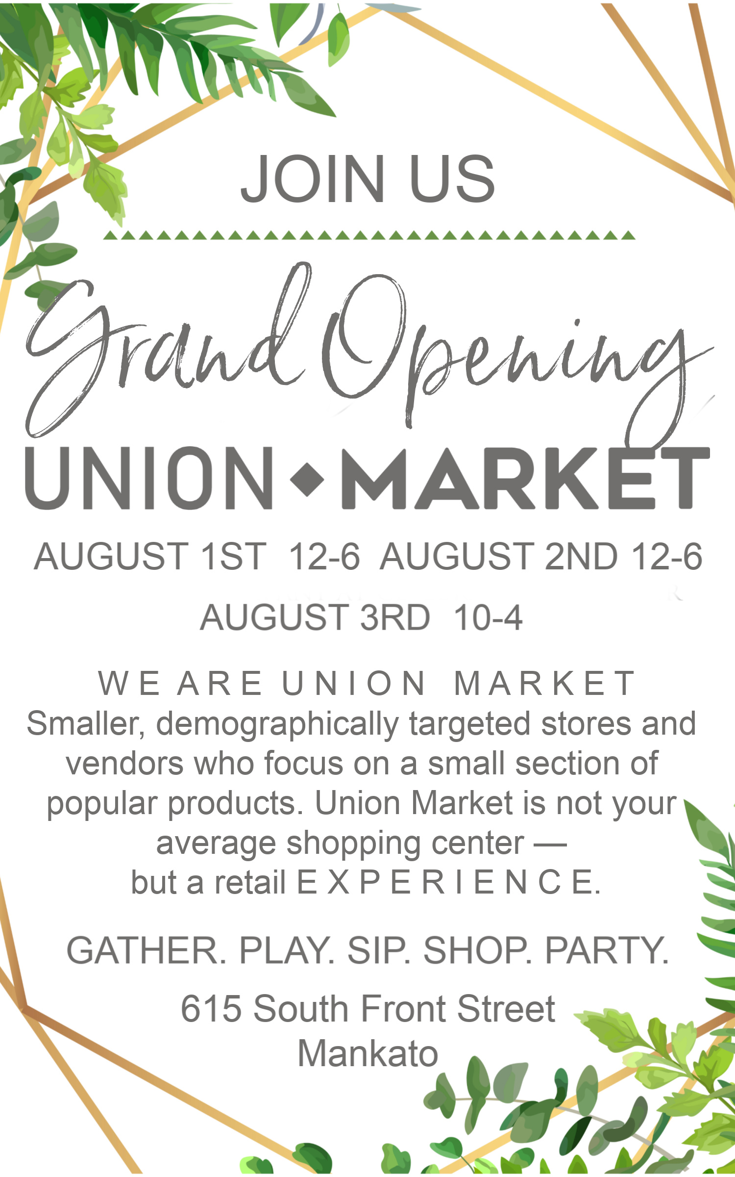 Union Market Grand Opening in Mankato