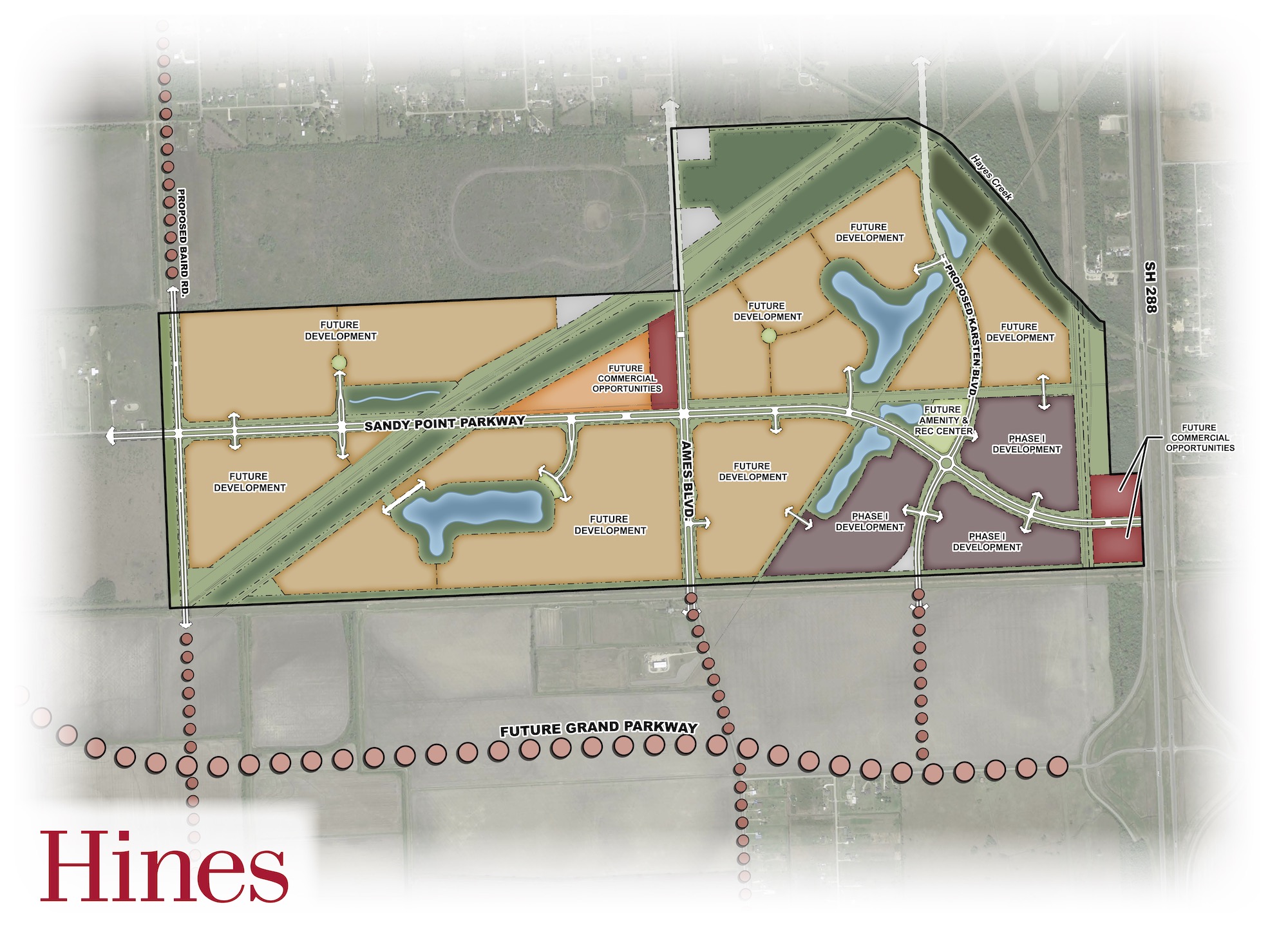 Houston Developer Hines Acquires 954 Acres, Plans To Build 2,100 Houses
