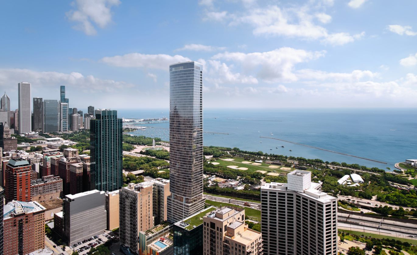 Apartment Tower Designed by Late Helmut Jahn, Chicago's Tallest Pandemic-Halted Project, Courts Tenants