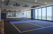 One of Dallas' Tallest Office Buildings Adds Sky-High Pickleball Court