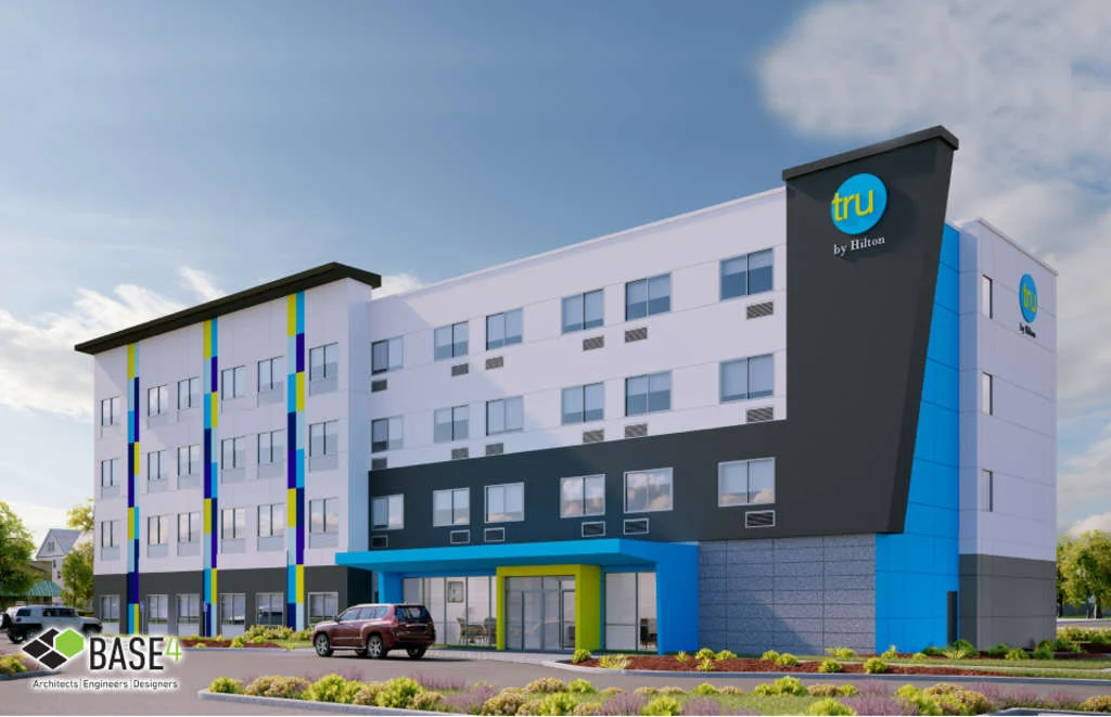 Developer Finishes Vertical Construction of Tru by Hilton in Central Washington