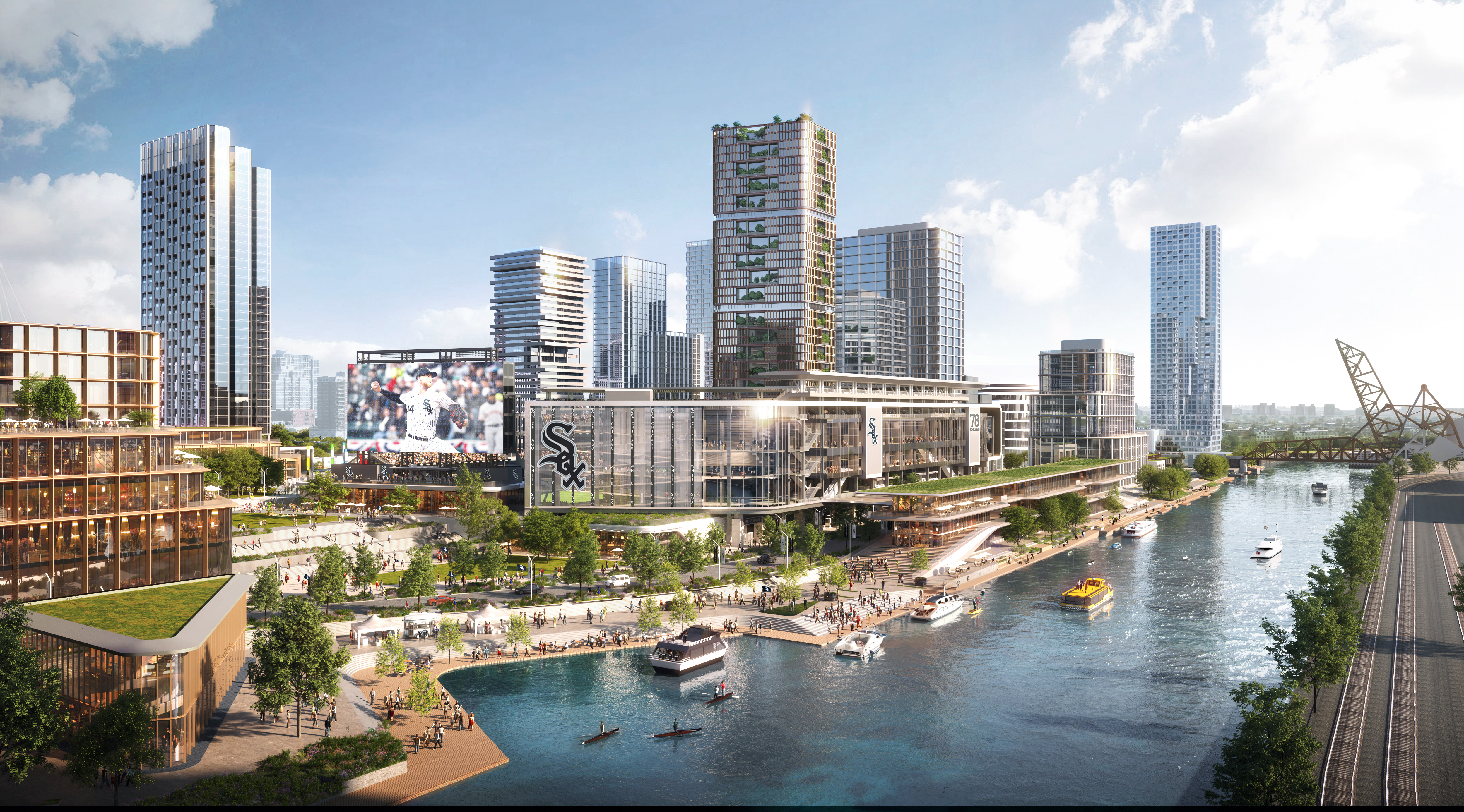 Developer Unveils First Look at Potential Riverfront Ballpark for Chicago White Sox