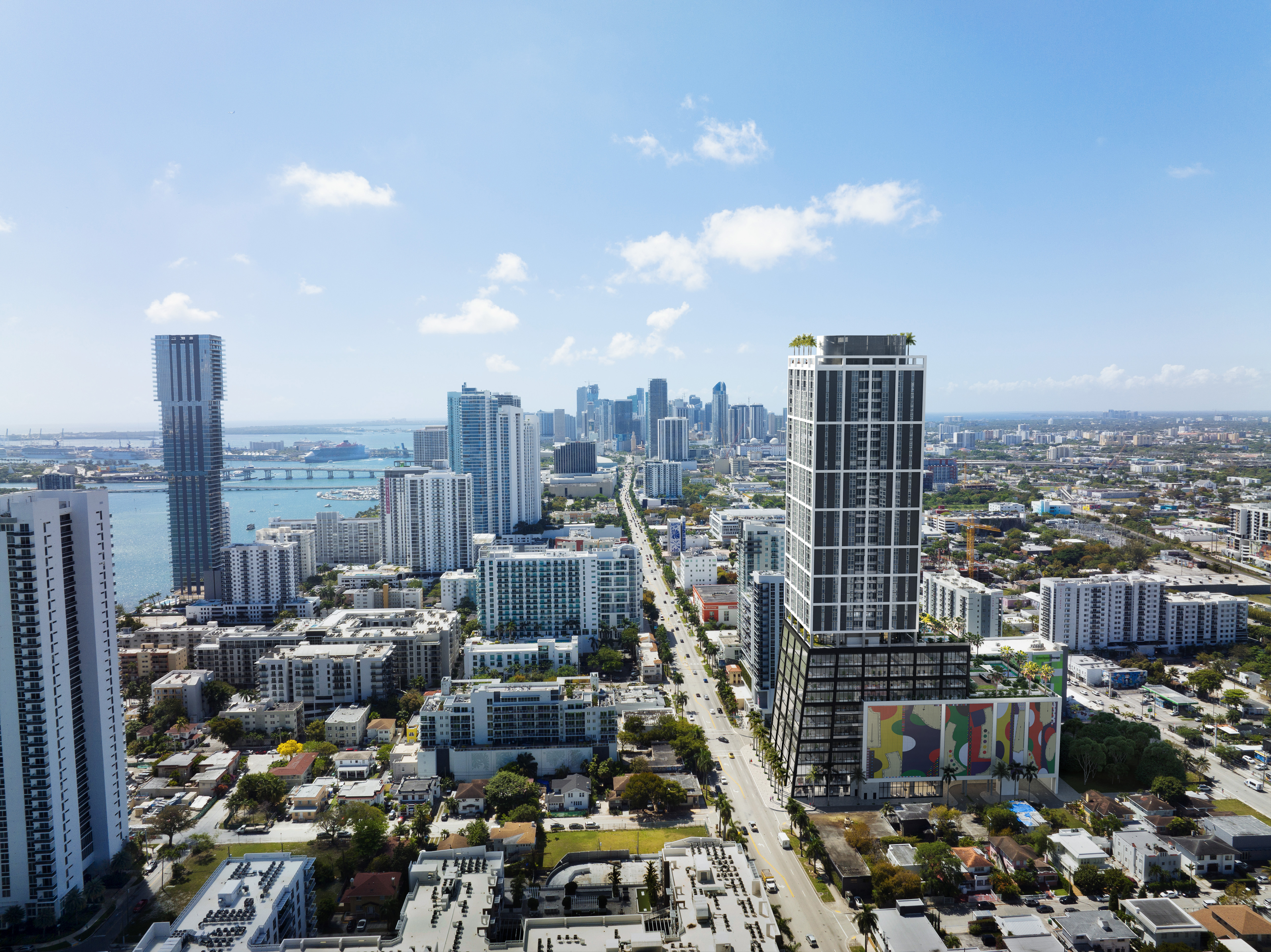 Oak Row Starts Office-Residential Tower in Maturing Miami Neighborhood