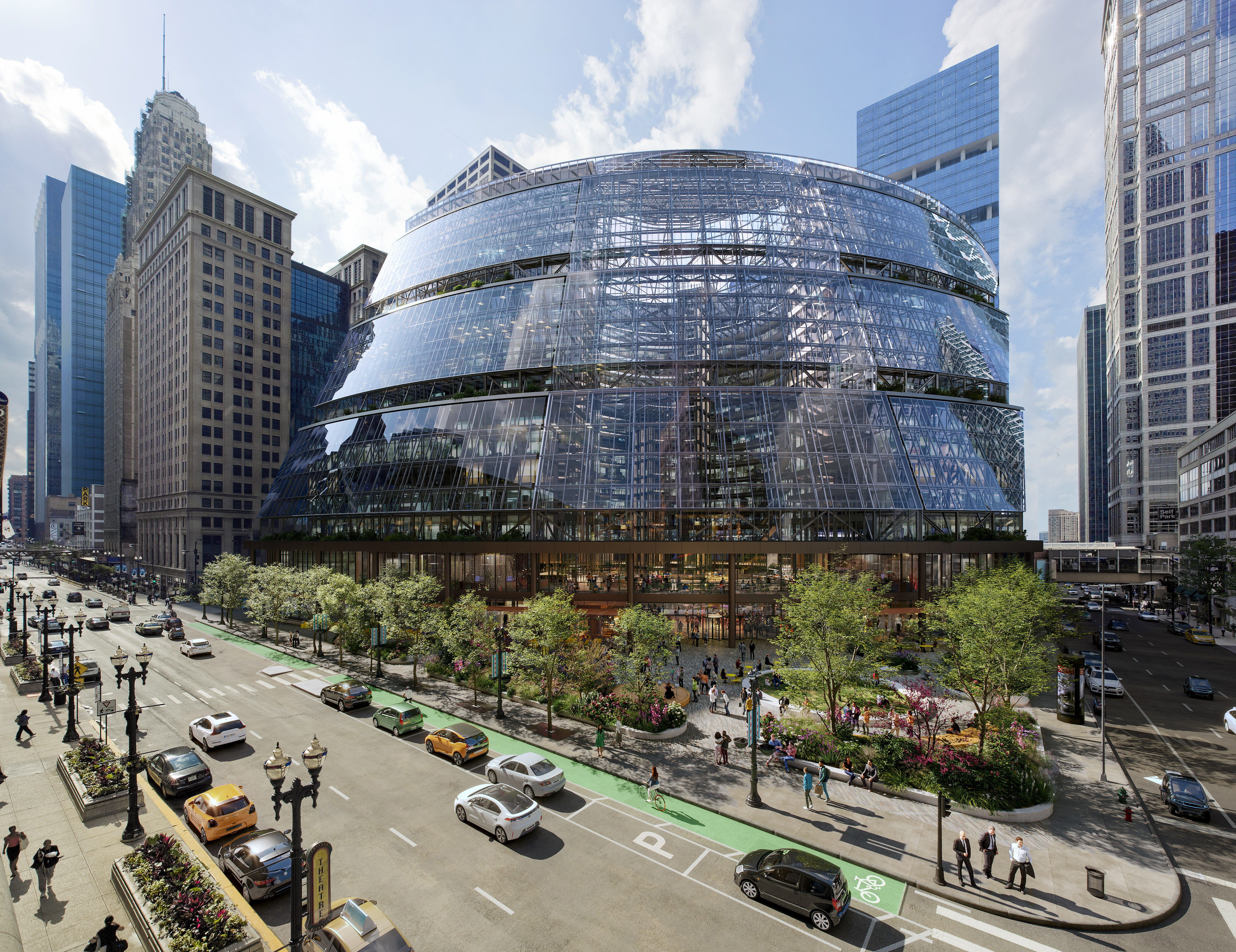 Ceremony Marks Start of Chicago’s Sprawling Thompson Center Redevelopment