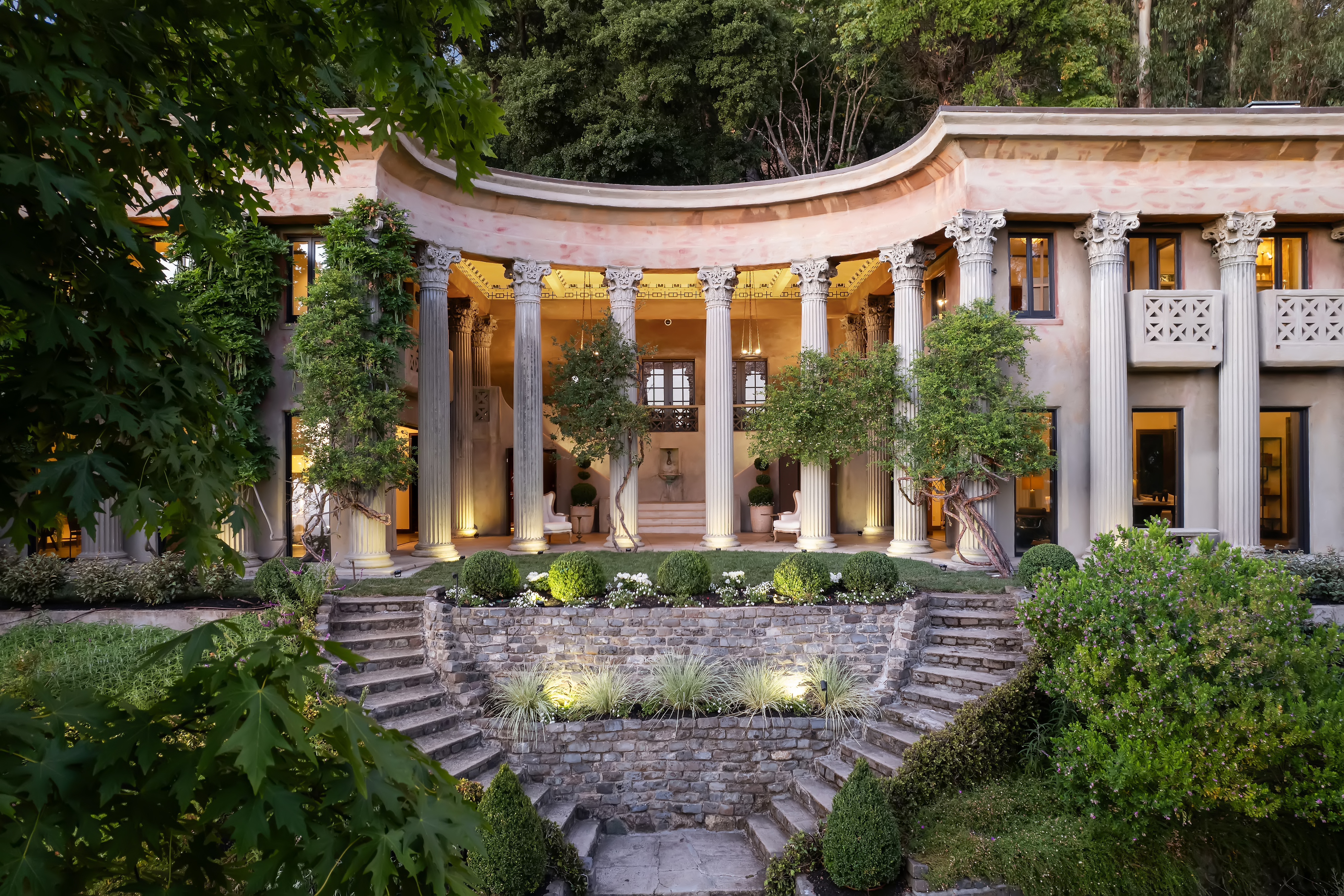 Greek Villa-Style House of J. Paul Gettys’ son For Sale in California